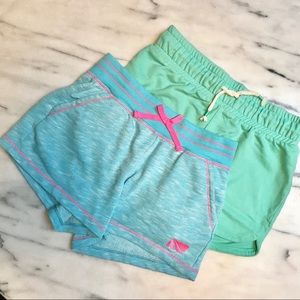 🌈 Shorts, Lot of 2 Size 10-12 Aqua Blue & Mint 🌈